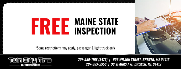 Free Maine State Inspection Special